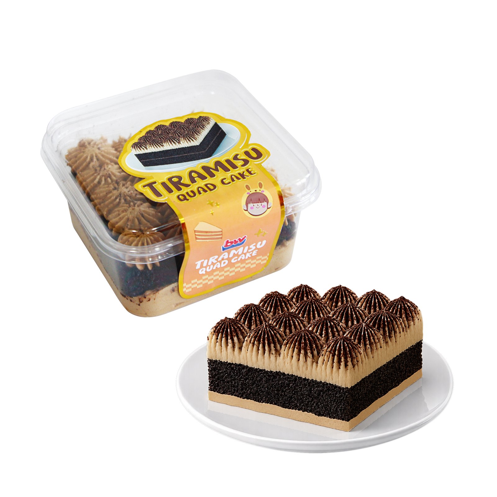 Tiramisu Quad Cake